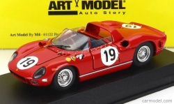 Art-model Ferrari 330p 4.0l V12 Team Sefac Ferrari Spa N 19 3. 24h Le Mans 1964 J.surtees - L.bandini 1:43 Červená