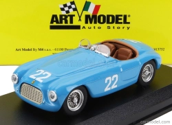 Art-model Ferrari 166mm Barchetta Spider N 22 Montecarlo 1952 L.ferraud 1:43 Light Blue