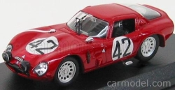 Best-model Alfa romeo Tz2 N 42 24h Le Mans 1965 Zuccoli - Geky 1:43 Red