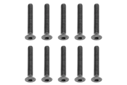 M3x24mm skrutka s imbusouvou zápustnou hlavou, 10 ks