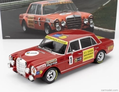 Werk83 Mercedes benz 300 Sel 6.8 Team Mercedes Amg N 1 24h Nurburgring 1972 Hans Heyer - Thomas Betzler 1:18 Red
