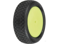 Kolesá Pro-Line 2,2", pneumatiky Electron MC 2WD Buggy, disk Velocity H12 žltý - predné (2)