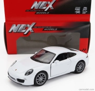 Welly Porsche 911 991 Coupe 2014 1:34 Bílá