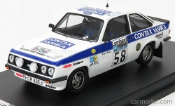 Trofeu Ford england Escort Mkii Rs2000 N 58 Rally Rac Lombard 1978 H.bohne - P.diekmann 1:43 Biela Modrá