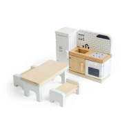 Bigjigs Toys Dřevěný nábytek do domečku pro panenky Kuchyň