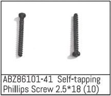 ABZ86101-41 - Self-tapping Phillips Screw 2.5*18 - Mini AMT (10)