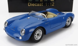 Porsche 550a Spider 1956 v mierke 1:12 modrá