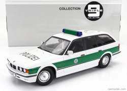 Triple9 BMW 5-series Touring (e34) Sw Station Wagon Polizei 1996 1:18 Bílá Zelená