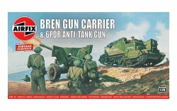 Airfix Bren a 6-librové protitankové delo (1:76) (Vintage)