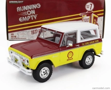 Greenlight Ford usa Bronco Shell Oil 1977 1:24 Žlutá Červená Bílá