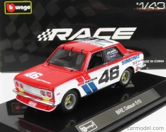 Bburago Datsun 510 Bre N 46 Racing 1972 1:43 Bílá Modrá Červená