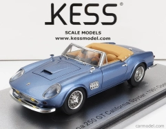Kess-model Modena 250gt California Spider Open 1961 1:43 Light Blue Met