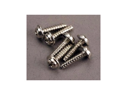 Traxxas vrut křížový 3x12mm hlava s límcem zink. (6)