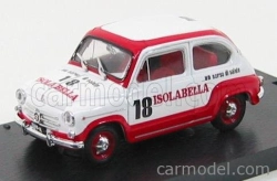 Brumm Fiat 600d - Amaro 18 Isolabella 1960 1:43 Bielo-červená