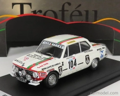 Trofeu BMW 2002ti (night Version) N 104 Rally Tap 1972 B.vieira - J.bandeira 1:43 Bílá