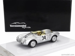 Tecnomodel Porsche 550a Team Porsche Kg N 34 24h Le Mans 1957 C.storez - E.crawford 1:43 Silver