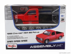 Maisto Chevrolet 454 Ss Pick-up 1993 1:24 Red