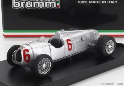 Brumm Auto union F1  Tipo C Ruote Gemellate N 6 Season 1936 Hans Stuck 1:43 Silver