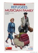 Miniart Figúrky Utečenci Muzikantská rodina 1:35 /