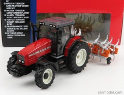 Britains Massey ferguson 6290 Tractor With Trailer 2012 1:32 Červená Oranžová