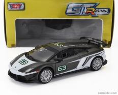 Motor-max Lamborghini Gallardo Lp560-4 N 63 Super Trofeo 2011 1:24 sivá biela