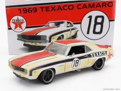 Gmp Chevrolet Camaro Rs Coupe N 18 Texaco Racing 1969 1:18 Biela červená čierna
