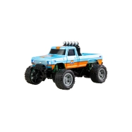 RC Monster Truck kovový 1:64 RTR LED Tempomat 2,4GHz modro oranžový