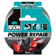 Bison Power Repair lepiaca páska 10 m, sivá
