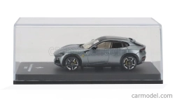 Edicola Ferrari Purosangue Suv 2022 - Con Vetrina - S vitrínou 1:64 Grigio Silverstone - Grey Met