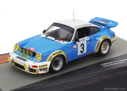 Edicola Porsche 911 Sc 3.0l Gitanes (nočná verzia) N 3 Winner Rally Montecarlo 1978 Jean Pierre Nicolas - Vincente Laverne 1:43 Modrá biela