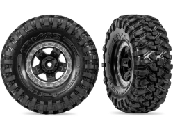 Traxxas koleso 1.9", disk TRX-4 Sport čierny polomatne chromovaný, pneu Canyon Trail (2)