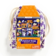 Mudpuppy Puzzle Strašidelný dom v látkovom vrecku 36 dielikov