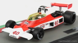 Edicola Mclaren F1 M23 N 40 British Gp 1977 Gilles Villeneuve 1:43 Oranžová biela