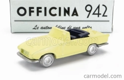 Officina-942 Fiat 1200 Spider Carrozzeria Ghia Cabriolet Otvorený 1958 1:76 Žltá