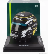 Spark-model Bell helmet Casco Helmet F1 Lance Stroll Team Aramco Cognizant Aston Martin N 18 Canada Gp 2024 1:5 Black