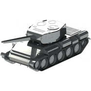 Oceľová stavebnica tank T-44