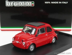 Brumm Fiat 500 590gt N 0 Giannini Vallelunga 1969 1:43 Red