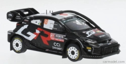 Ixo-models Toyota Yaris Gr Rally1 Team Toyota Gazoo Racing Wrt N 18 (with Snorkel) 2nd Rally Safari Kenya 2024 Takamoto Katsuta - Aaron Johnston 1:43 Černá Bílá Červená
