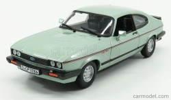 Bburago Ford england Capri Injection 1982 1:24 svetlozelená met
