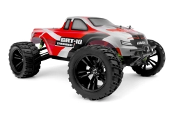 BAZAR-RC auto KAVAN GRT-10 Thunder 2,4 GHz 4WD Monster Truck 1:10, červená