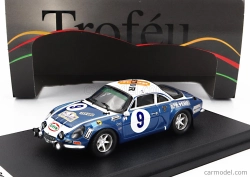 Trofeu Renault A110 Alpine (nočná verzia) N 9 2nd Rally Acropolis 1975 Tassos Livieratos (siroco) - Miltos Andrioulos 1:43 Blue Met White