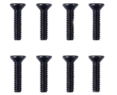 Skrutky M2,5*10, zápustná hlava