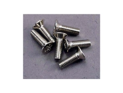 Traxxas šroub křížový M3x10mm zápustná hlava zink. (6)