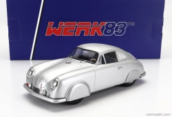 Werk83 Porsche 356 Sl Coupe verzia s jednoduchou karosériou 1951 1:18 strieborná