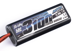 ANTIX by LRP 3100mAh - 7,4V - 50C LiPo Car Stickpack Hardcase - konektor XT90