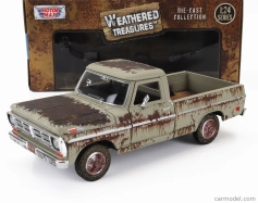 Motor-max Ford usa F-100 Pick-up Zvetraný poklad 1972 1:24 Ruggine - Hrdza