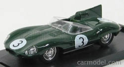 Brumm Jaguar D Type Le Mans N 3 1956 Jack Fairman 1:43 Zelená