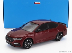 Abrex Škoda Octavia Iv Rs 2020 1:43 červená met.