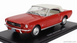 Edicola Ford usa Mustang 1965 - Con Vetrina - S vitrínou 1:24 červená biela