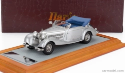 Ilario-model Mercedes benz 540k Sn154157 Sindelfingen Cabriolet A Open 1937 1:43 Silver Blue